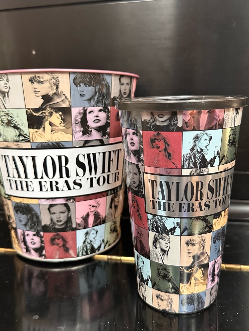 Taylor Swift Eras Tour Popcorn Bucket Tin & Cup Set